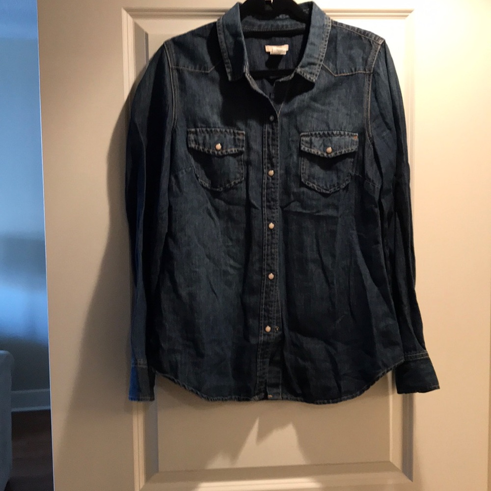 Jcrew women’s denim shirt size 10